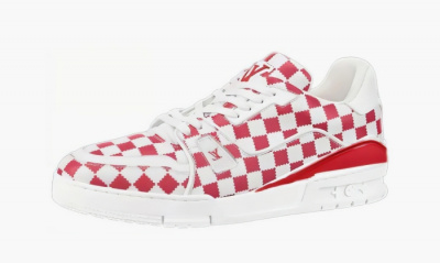 Nigo X Louis Vuitton Trainer "Red White Damier"  -  5 US