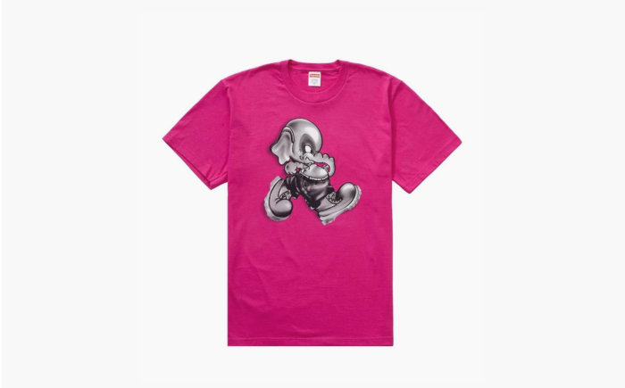 Supreme Elephant Tee Magenta Pink 