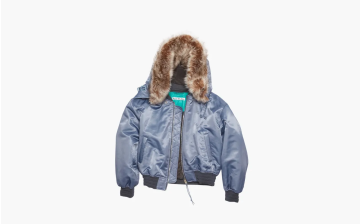  Acne Studios Denim Padded Jacket Blue 