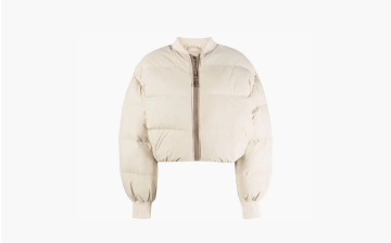 Acne Studios Cropped Down Jacket White 