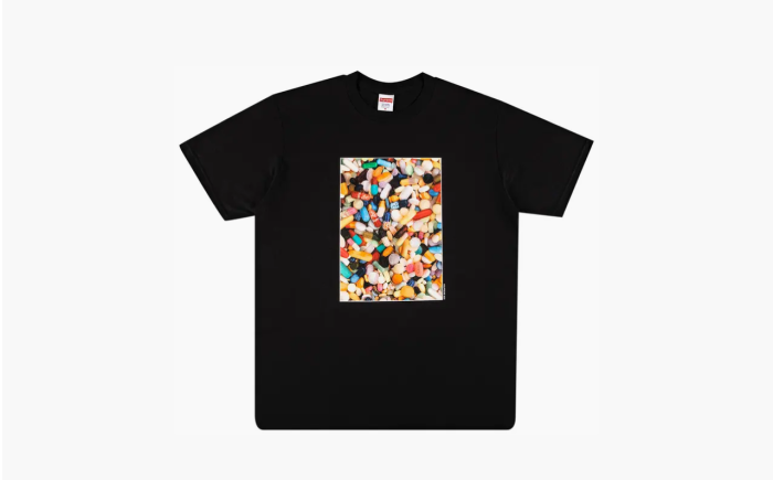 Supreme FW20 Pills Tee Black  Supreme FW20 Pills Tee Black