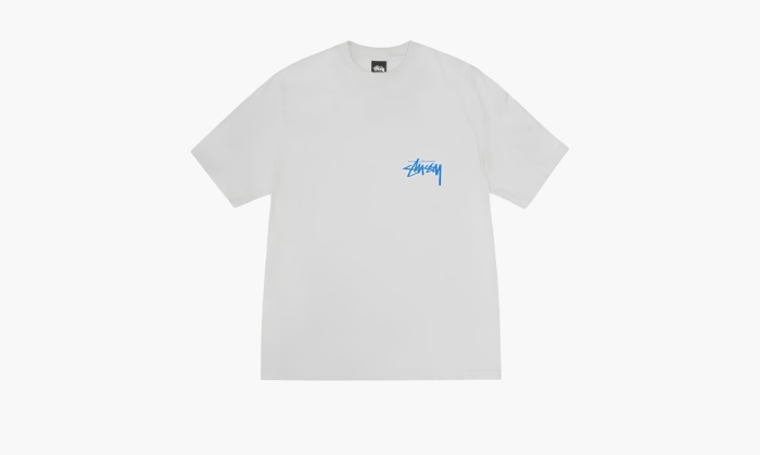 Stussy SS24 T-Shirt "White Blue" (Футболки) фото - 1905006