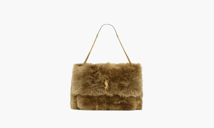 Saint Laurent Niki Oversized In Fur Rouan 