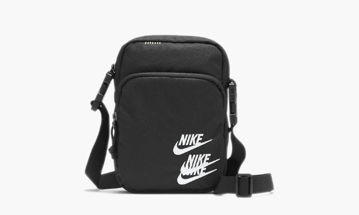 Nike Heritage Crossbody Bag Black / White 