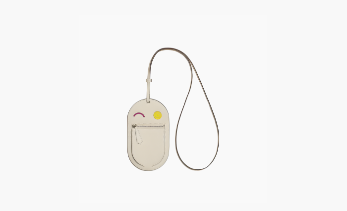 HERMES in-the-loop to go GM phone case chevre mysore nata SHW stamp Z "Pink/Lemon" 
