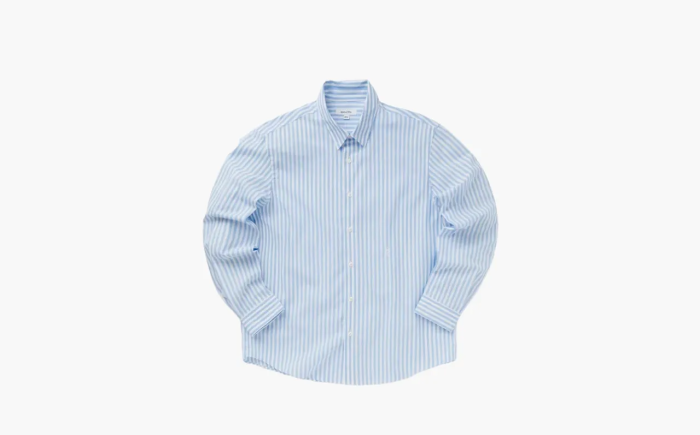 Sporty & Rich SRC Embroidered Button Down Shirt Blue 