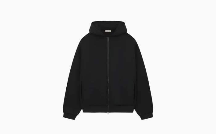 Fear of God Eternal Fleece Full Zip Hoodie "Black" 