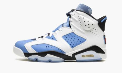 Jordan 6 Retro "UNC White" - 10 US