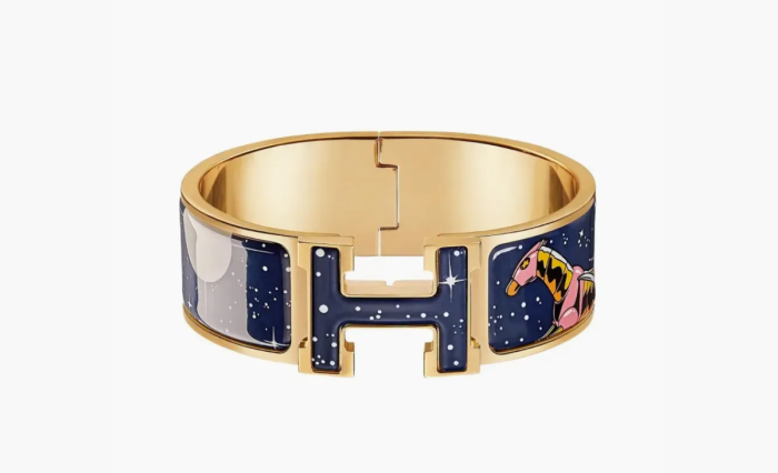 Hermès Clic Clac H Space Derby bracelet Indigo  Hermès Clic Clac H Space Derby bracelet Indigo
