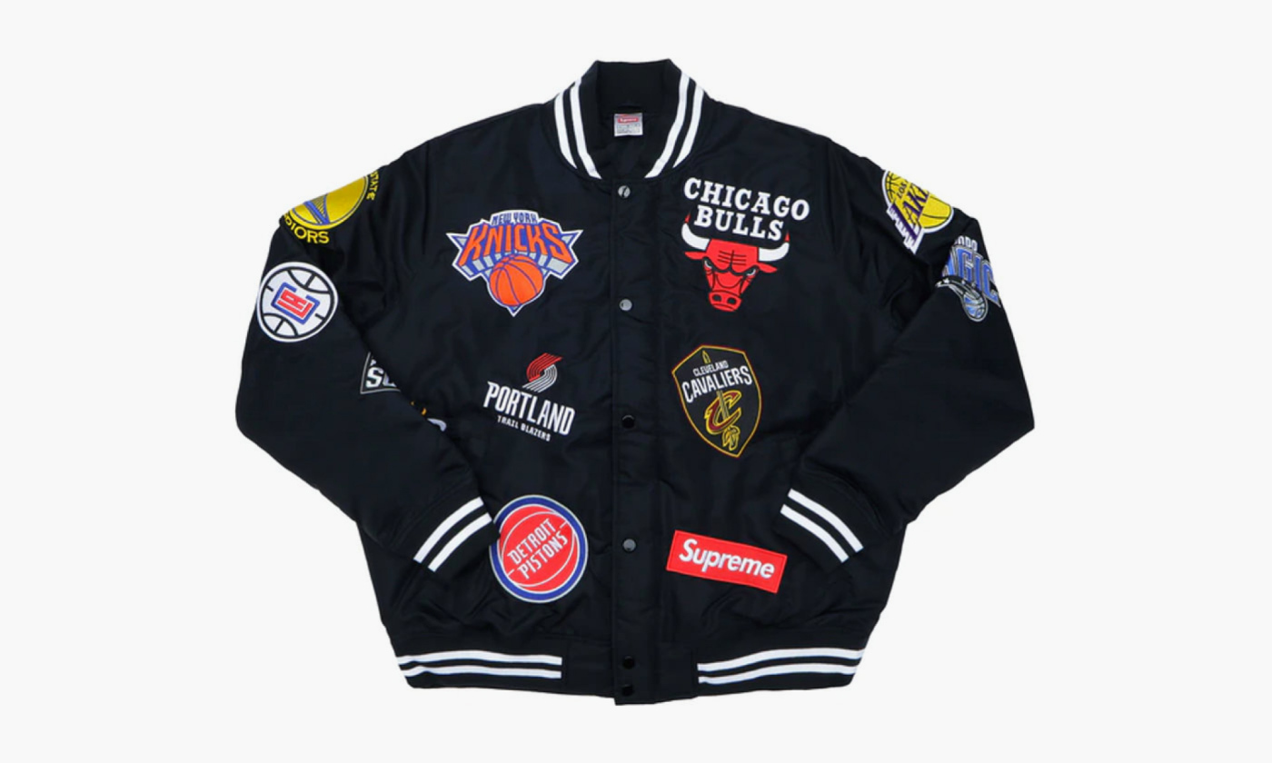 Nike lakers jacket black sale