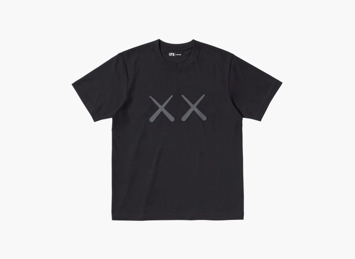 Kaws x Andy Warhol x Uniqlo T-shirt Black 