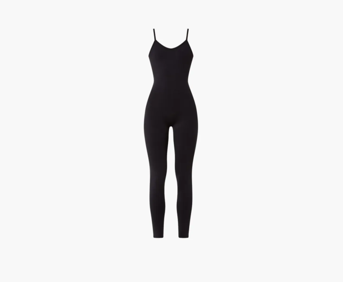 Alo Yoga Airbrush One And Done Onesie Black  Alo Yoga Airbrush One And Done Onesie Black