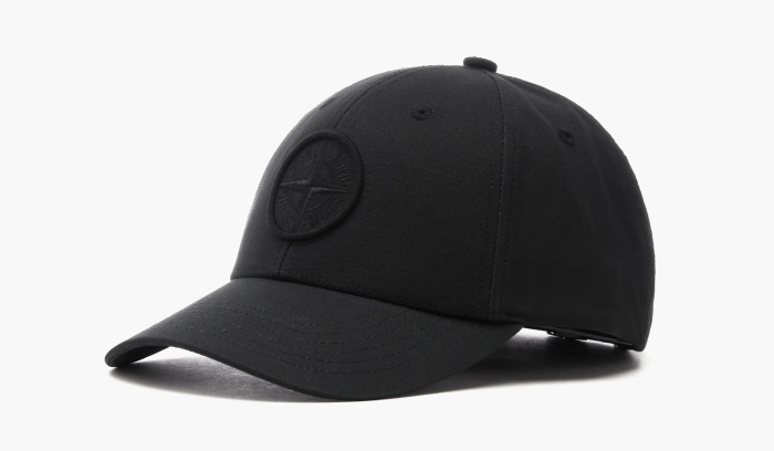 Stone Island Logo Print Cap "Black" 