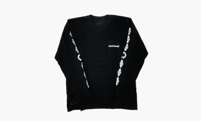 Chrome Hearts Floral Cross L / S T-shirt Black 