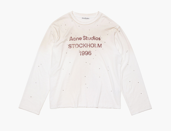 Acne Studios Logo T-Shirt "Dusty White" 