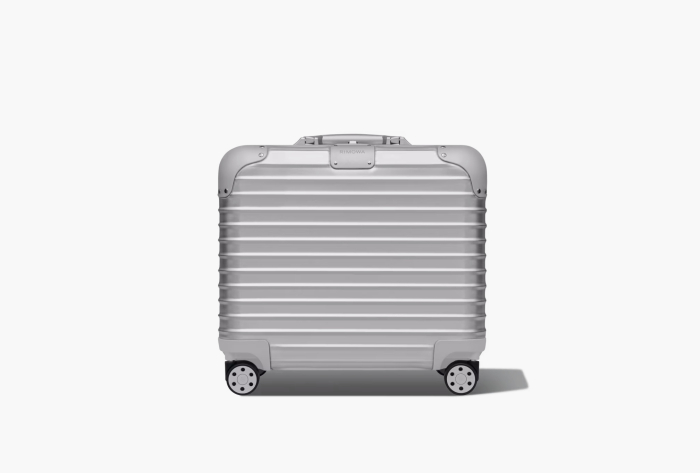 Rimowa Original Compact Convertible Wheeled Briefcase in Aluminium Silver (29 L) 