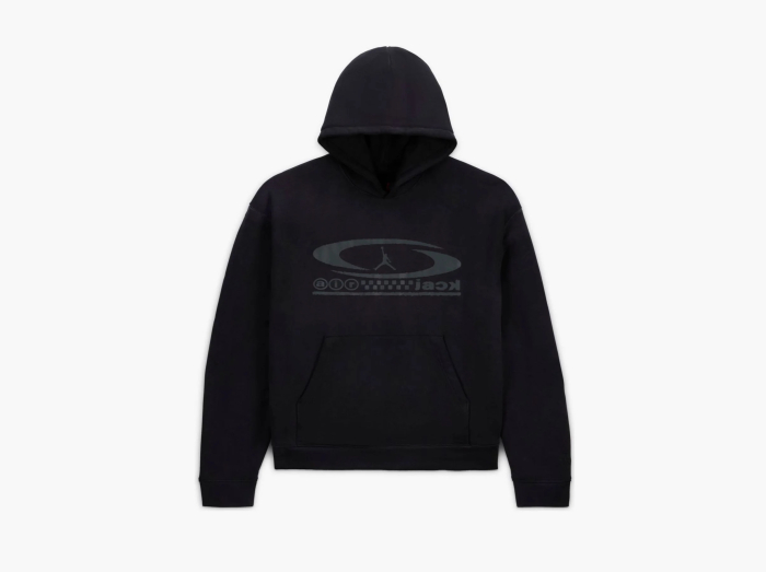 Air Jordan x Travis Scott Graphic Hoodie Black Grey 