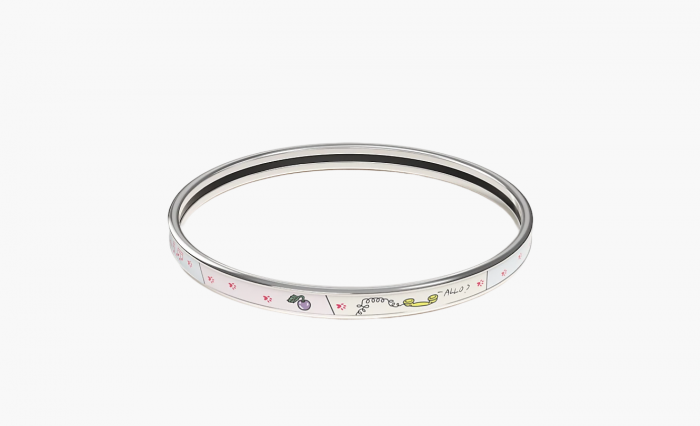 Hermès Mystere au 24 bangle "Silver" 