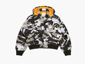 Stussy Flight Bomber Snow Camo 