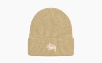 Stussy Basic Cuff Beanie Cream 