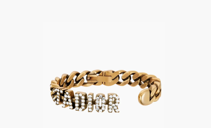 Dior Metal Bangles WMNS Gold  Dior Metal Bangles WMNS Gold