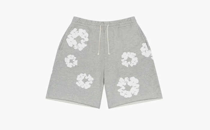 Denim Tears The Cotton Wreath Shorts Grey  Denim Tears The Cotton Wreath Shorts Grey