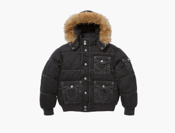 Supreme x True Religion Puffer Jacket Black 