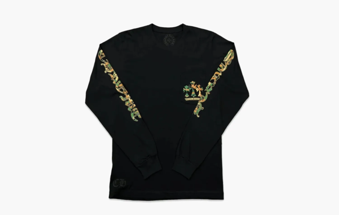 Chrome Hearts Camo Horseshoe L/S T-Shirt Black  Chrome Hearts Camo Horseshoe L/S T-Shirt Black