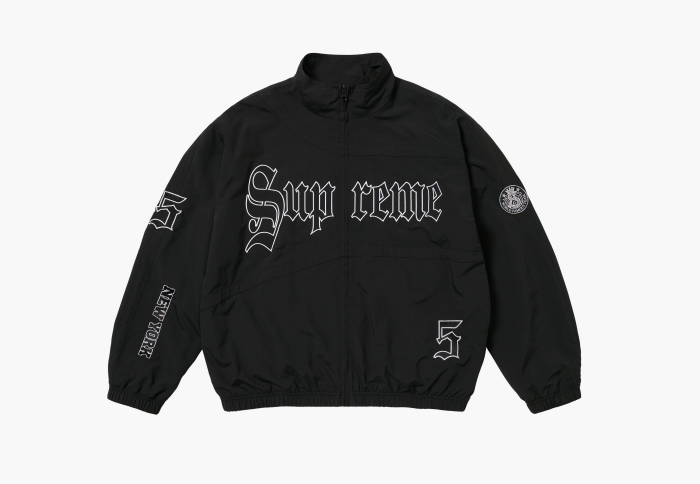 Supreme Old English Track Jacket  "Black" 