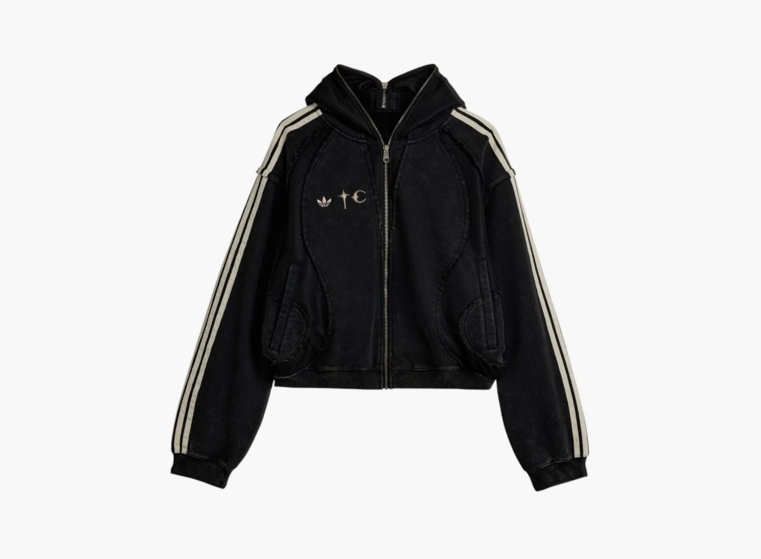 Adidas Originals x Thug Club Teamgeist Hooded Jacket Black  Adidas Originals x Thug Club Teamgeist Hooded Jacket Black