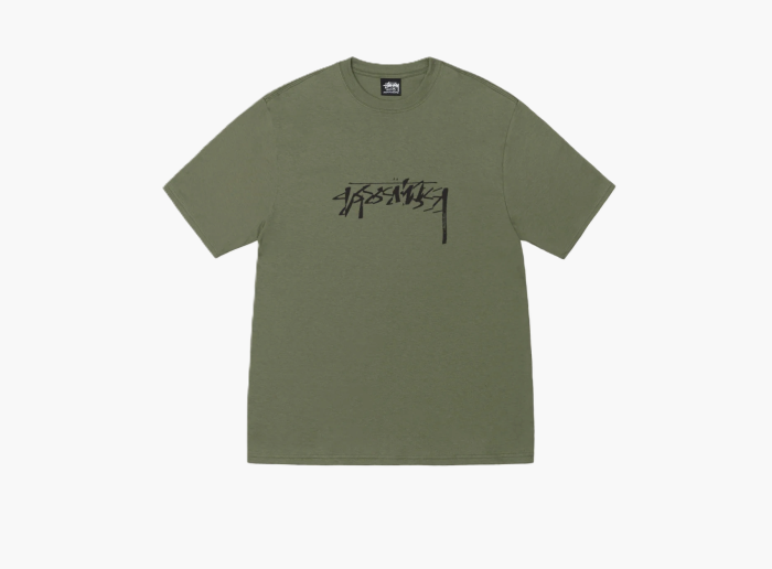 Stussy Sliced Tee "Olive" 