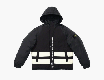 Supreme x Stone Island Reversible Down Puffer Jacket Black 