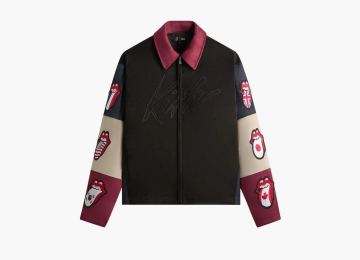Kith x The Rolling Stones Microsuede Owen Jacket Black 