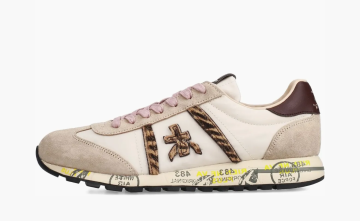 Premiata Lucyd Sneakers With Appliqué Pink 