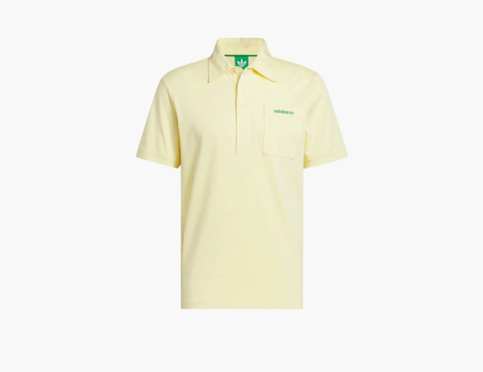 Adidas Originals Archive Pocket Polo Shirt Almost Yellow  Adidas Originals Archive Pocket Polo Shirt Almost Yellow