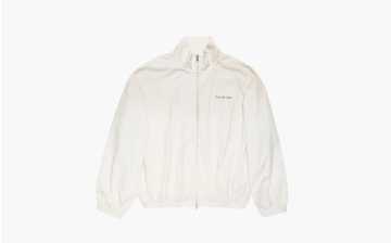 Acne Studios Logo Zipper Jacket Dusty White 