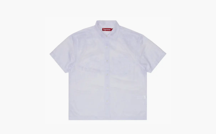 Supreme Last Supper Lace Short-Sleeve Shirt "White" 
