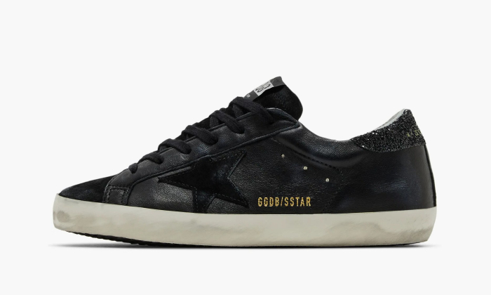 Golden Goose Superstar WMNS Black Glitter Heel 