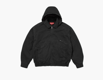 Supreme Hooded Utility Jacket Black 