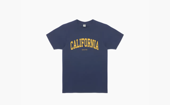 Sporty & Rich T-Shirt Sea Blue 