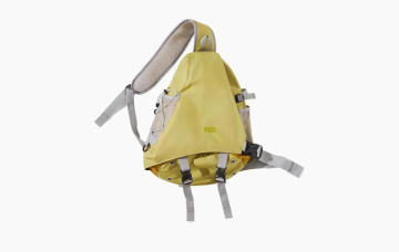 Nothomme Vintage Waterproof Commuter Cycling Sports Nylon Chest Bag Yellow 