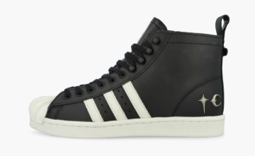 Thug Club x Adidas Superstar Boot Luxe Black White 