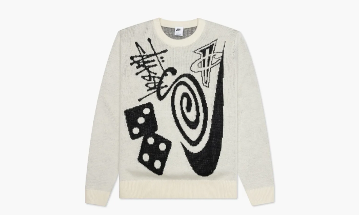 Nike X Stussy Knit Sweater Natural  Nike X Stussy Knit Sweater Natural