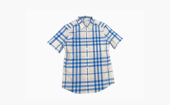 Burberry Shirts Men "Blue" 