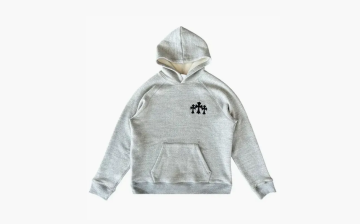 Chrome Hearts Triple Cross Hoodie Grey 
