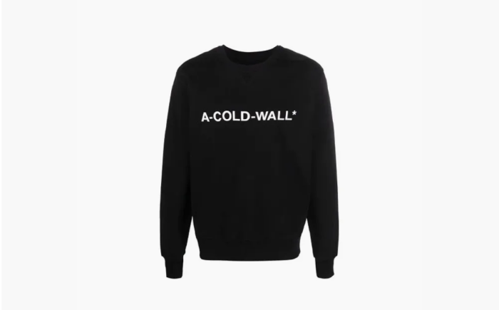 A Cold Wall Sweatshirt Black  A Cold Wall Sweatshirt Black