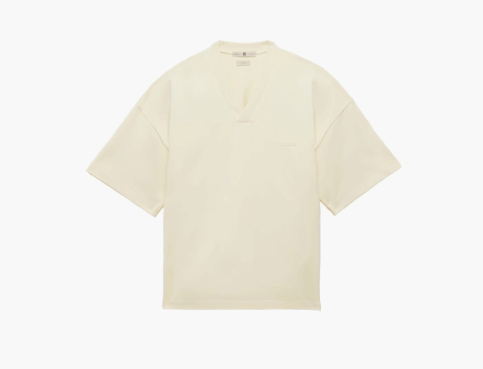 Adidas x Fear Of God Athletics V-Neck Tee "Pale Yellow" 