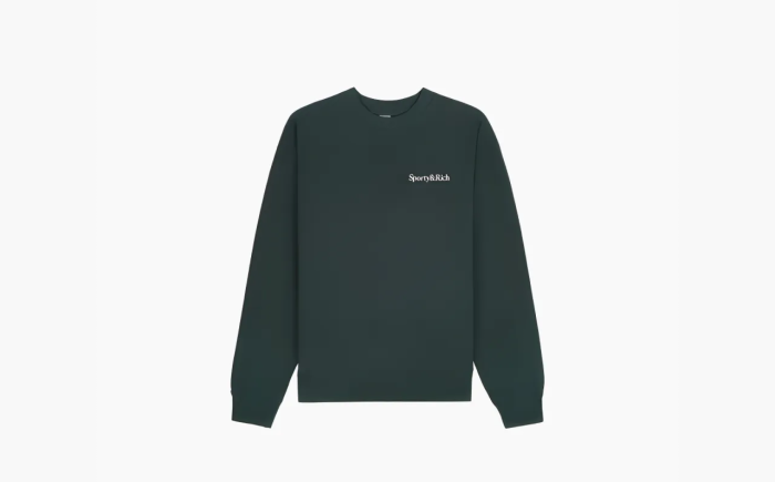 SPORTY & RICH Sweatshirt Mens Green 