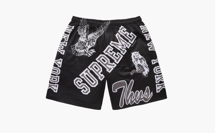 Supreme Varsity Mesh Short  "Black" 