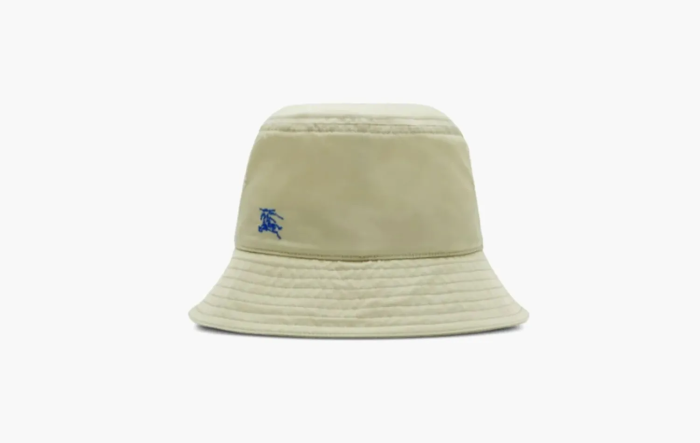 Burberry Stitch Detail Nylon Bucket Hat Beige  Burberry Stitch Detail Nylon Bucket Hat Beige